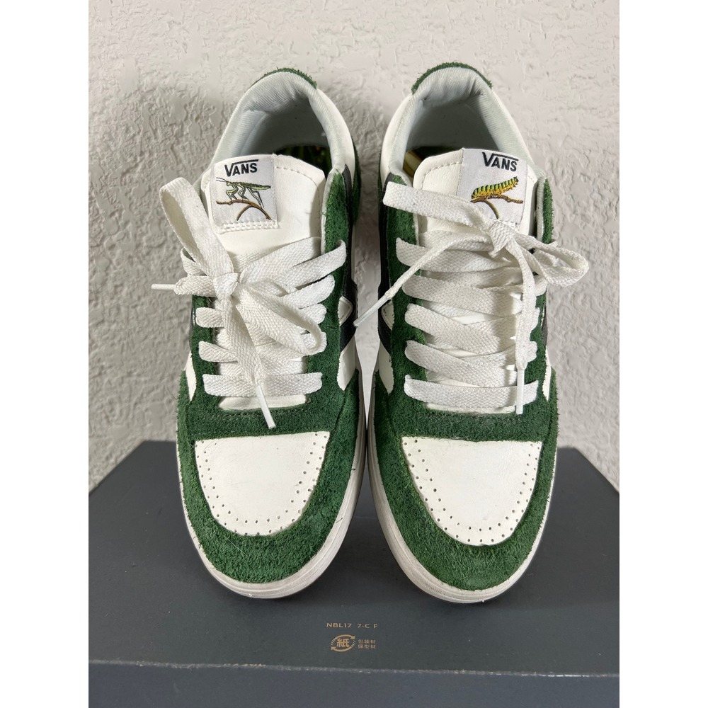 Vans Lowland CC Greenhouse Green Suede Sneakers Men 7.5 Women 9 Earthy Skater